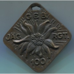 Commemorative brass plaquette