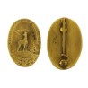 Abzeichen des 2. Gebirgsschtzenregiments von Ljubljana. Mae 17x28 mm