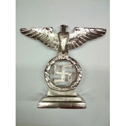 Silver eagle for desk 15 cm high