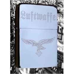 Zippo with laser engraved logos