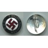 Politische Propaganda emallierten bzeichen DVG Westmark (LOTHR) 22mm