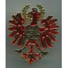 Hände weg von Tirol Propaganda Emaille Größe 30X36 mm