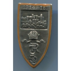 Abzeichen 59. Infanterie-Regiment Erzherzog Rainer. Abmessungen: 20x40 mm