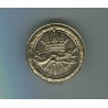 Machine gun marksman badge. Finish: Brassed and antiquated. Dimensions: 45 mm