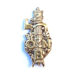 Brass badge for National Opera Balilla cap