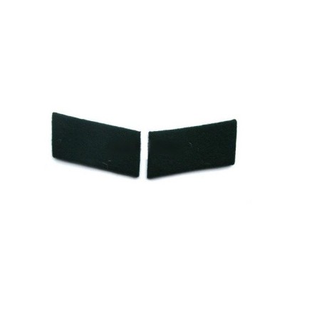 M35M38 German collar tabs. Made of natural dark green wool.