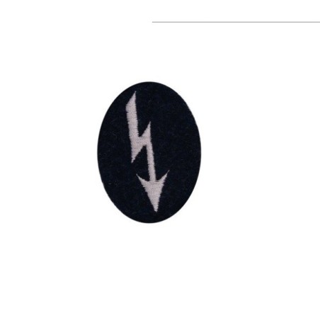 Signal troops sleeve patch  blue grey