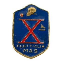 Distintivo smaltato Decima Flottiglia Mas. Finitura
