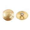 Bottoni prussiani con corona  diametro 21 mm  ottone